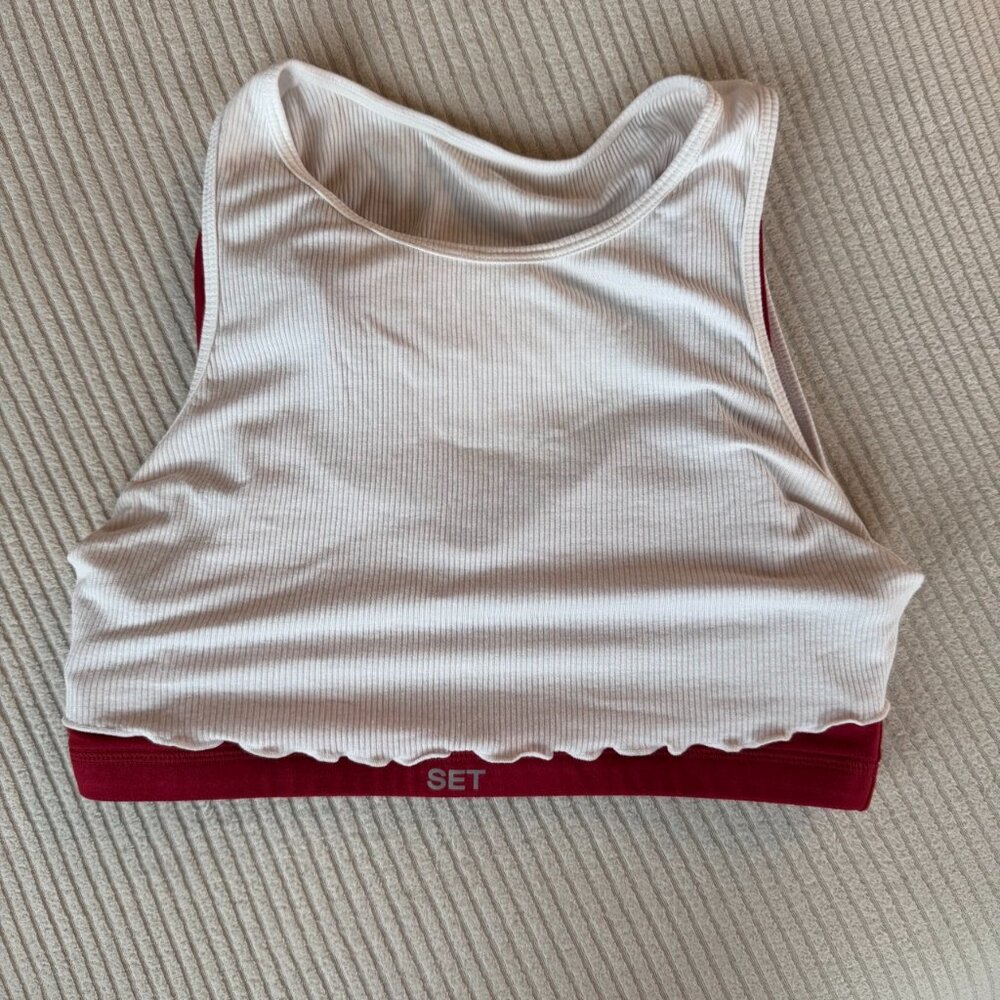SET Active Layered Tank Bra
